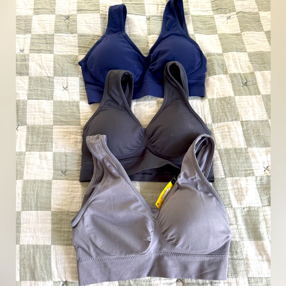 NEW Coobie Small Sports Bras Set of 3